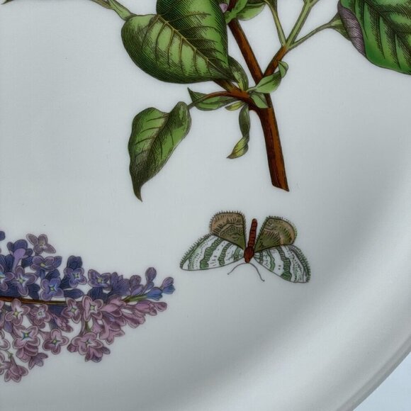 Portmeirion Lilacs Fire & Ice Botanic Garden 12" Round Serving Platter England - Picture 4 of 9